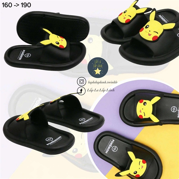 Shoelamode Dép Pokemon Tube size 160
