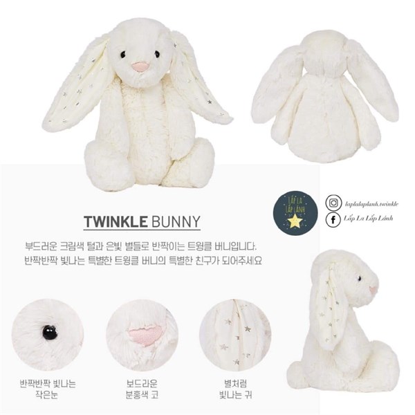 Jellycat Twinkle Bunny 31cm