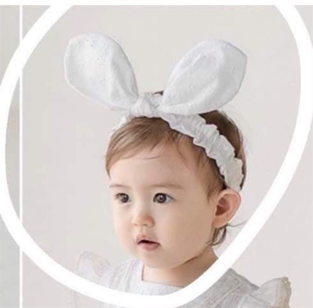 Happy Prince Hairband Tai thỏ Trắng