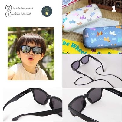 Ankyong Dây đeo kính màu đen