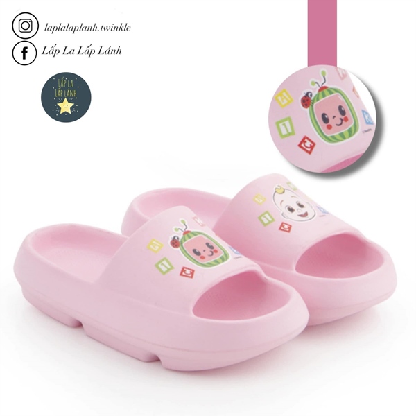 Pancoat Dép cocomelon Hồng size 170