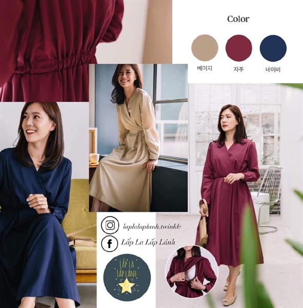 Konny Đầm bỉm sữa Beige size S