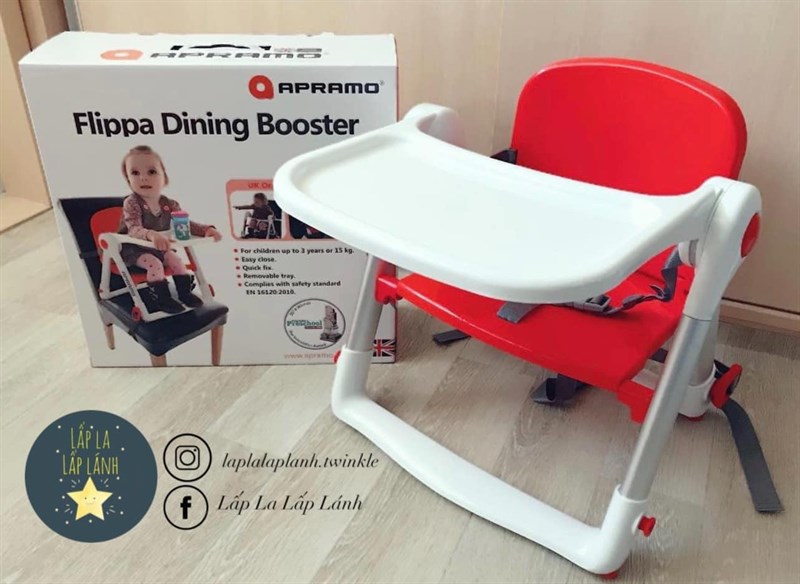 Apramo Ghế ăn dặm Red