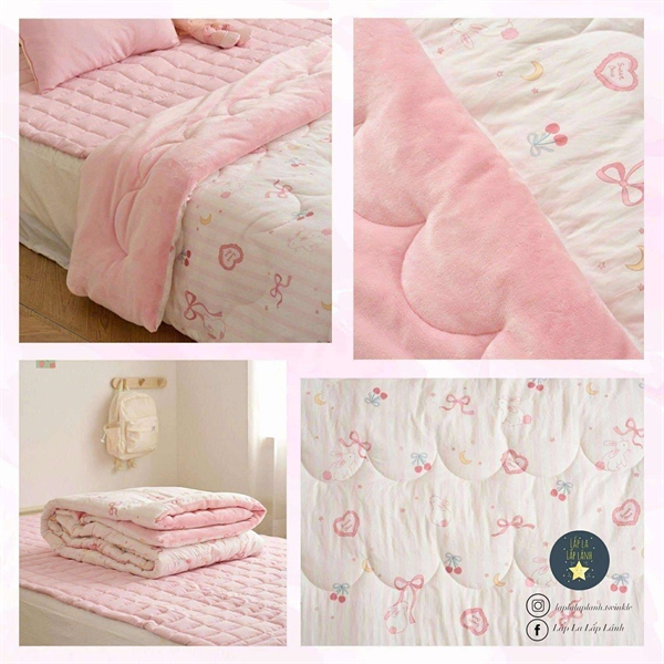 ModernHouse Chăn nỉ chần bông Sweet Bunny