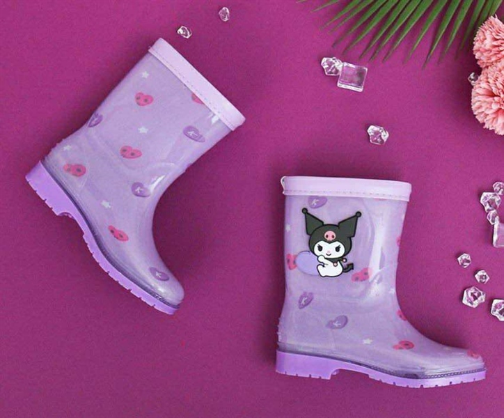 Sanrio Ủng Honey Heart Kuromi s200