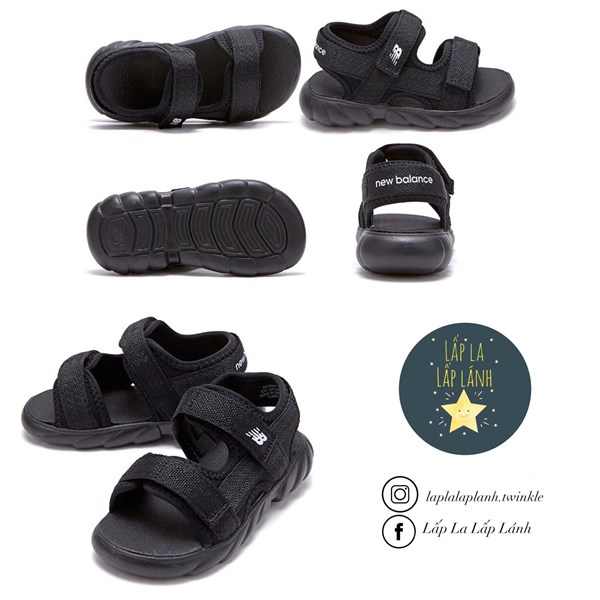 NewBalance Quai full đen (baby)