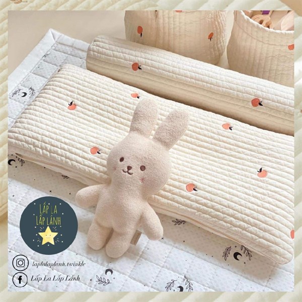 Formongde Wide pillow Đào sọc 30x70cm