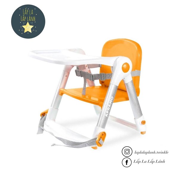 Apramo Ghế ăn dặm Tangerine