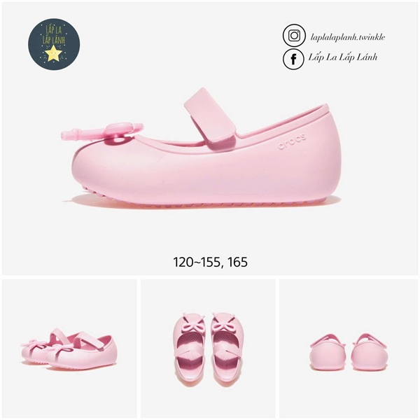 Crocs Sandal CRS210137 size 165 maryjane hồng