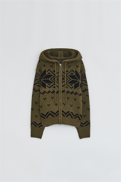 Diagonal Áo khoác Kaki