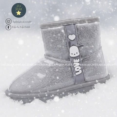 Shoelamode Boots lông Pochacco Clear