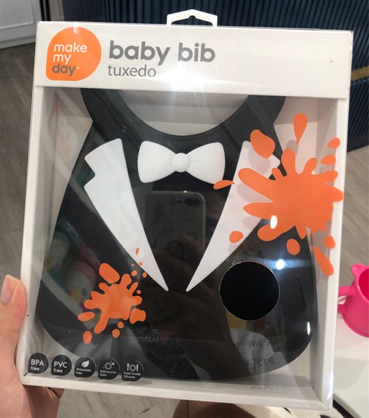 Makemyday Yếm silicone Tuxedo