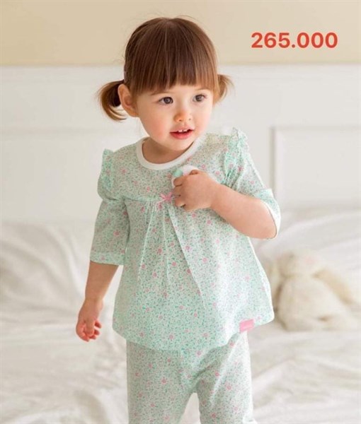 Cordi Set quần áo Xanh hoa Hồng