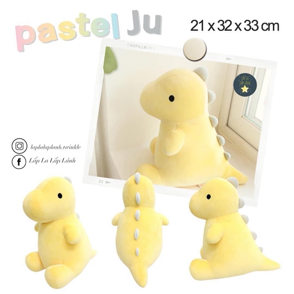 Naradecohome Khủng lông bông vàng 33x32cm