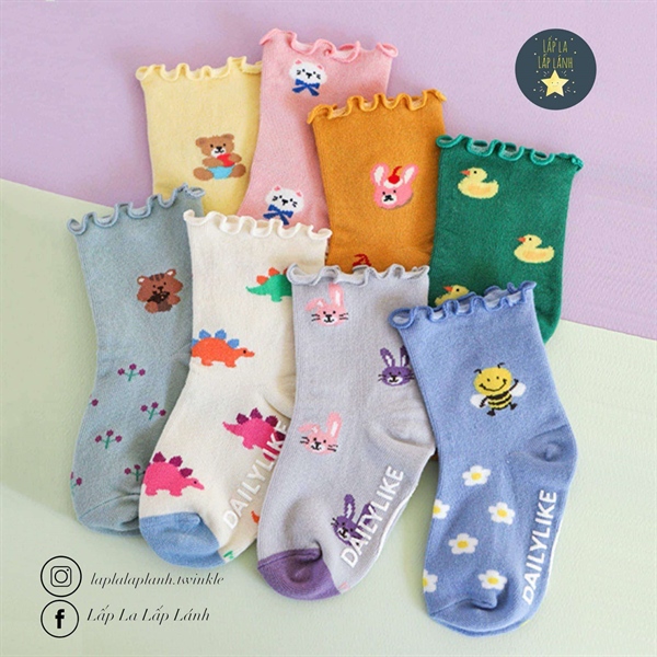 Dailylike Set vớ khủng long size XL