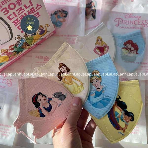 Orinsum Hộp 30 cái khẩu trang Công chúa size 3-6Y