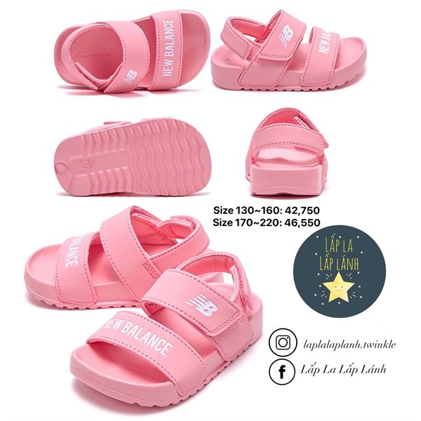 NewBalance Sandal Logo Pink (Kid)