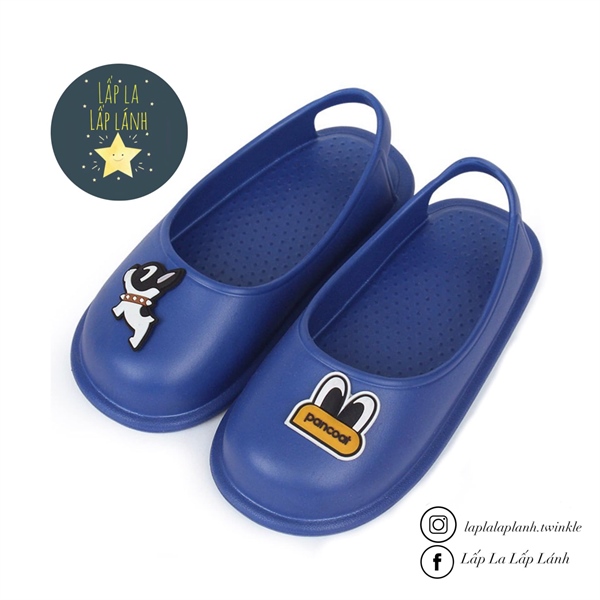 PANCOAT Giày nhựa Cún Xanh Navy