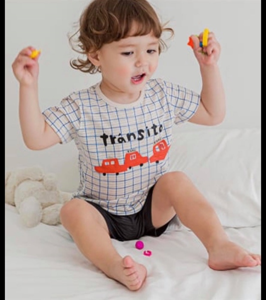 Cordi Đồ bộ Ô Tô Đỏ Caro size 110