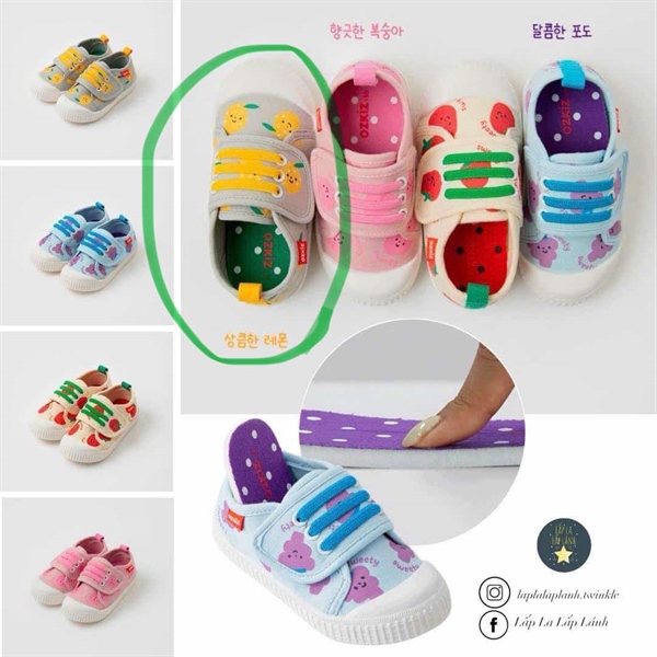 Ozkiz Slip on Chanh vàng size 130