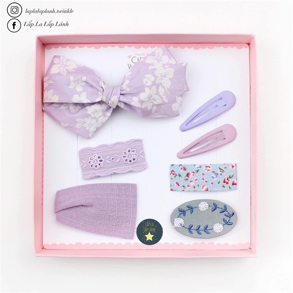 ChennyBongBong Set Kẹp Mẫu 11