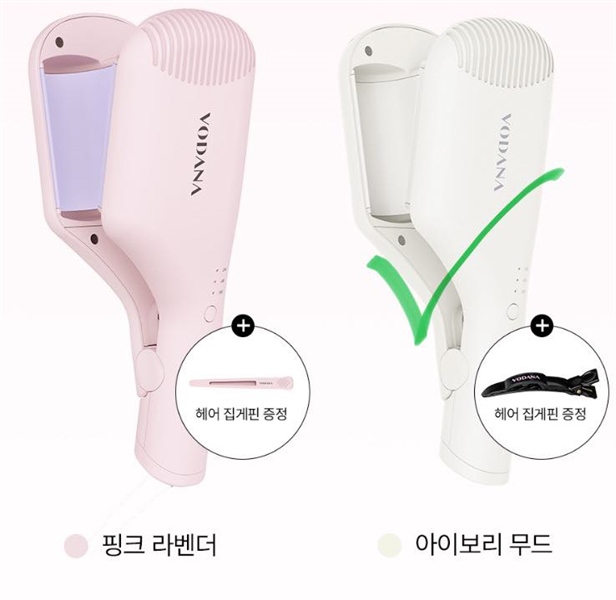 Vonada Máy uốn tóc 38mm Trắng