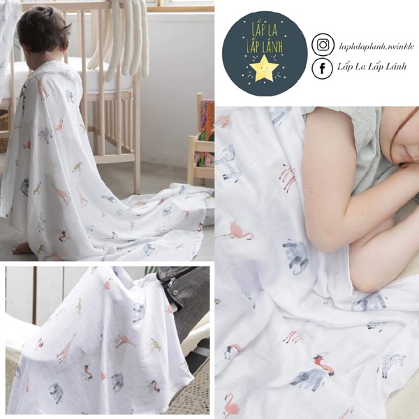 Bily Khăn đa năng Bamboo Animals