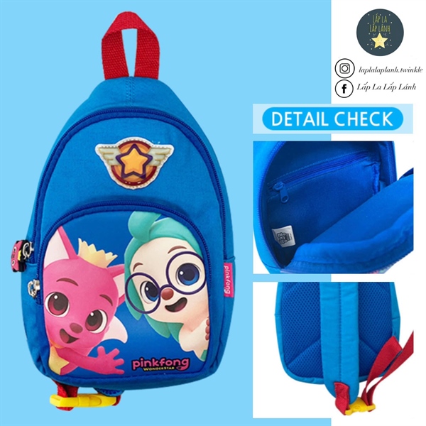 Pinkfong Túi đeo chéo Xanh