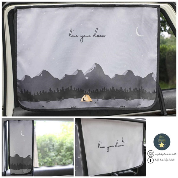 Bebedeco Chắn Nắng Live Your Dream Grey