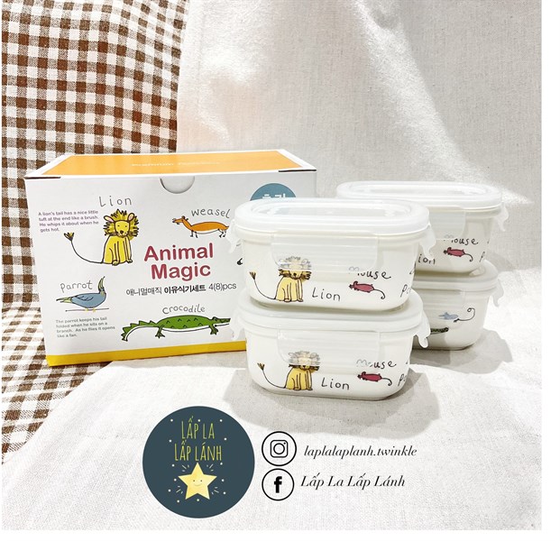 Zenhankook Lọ chữ nhật Magic Animals