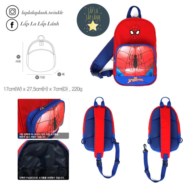 Winghouse Túi đeo chéo MV0345 mẫu Spider Man
