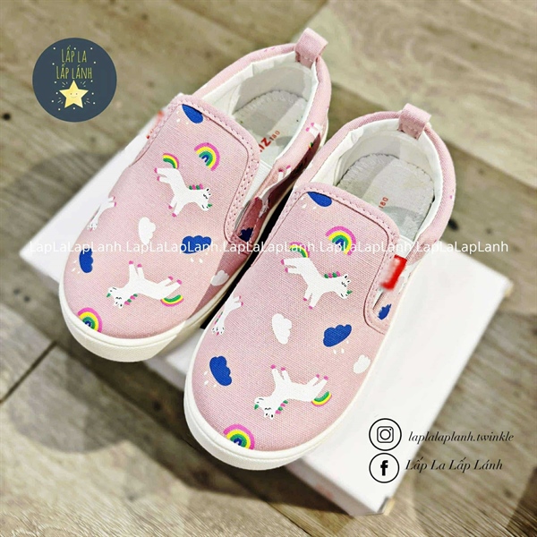 Ozkiz Slip on Unicorn hồng size 160