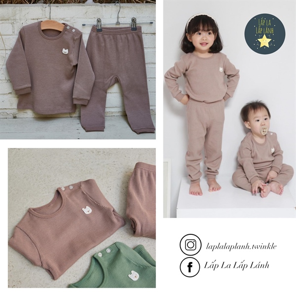 Cocohani Đồ bộ trơn Cocoa size 100