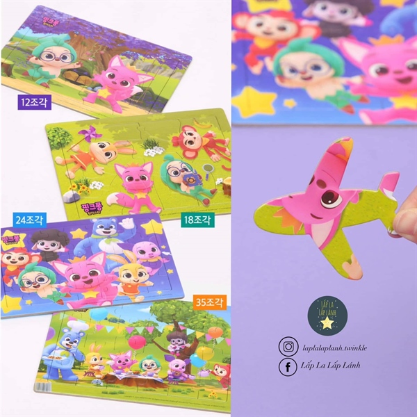 Pinkfong Bộ puzzle Pingfong