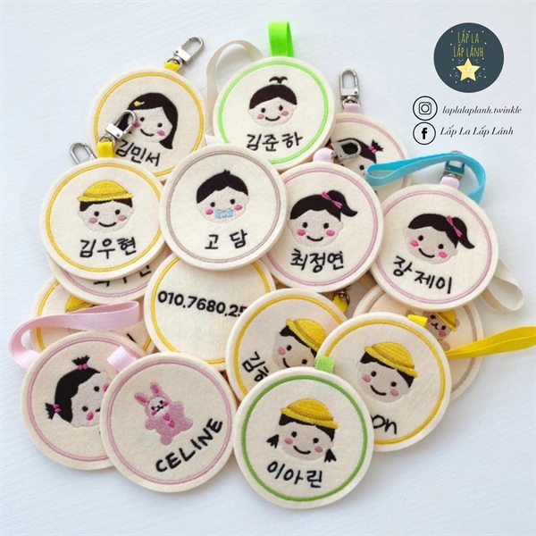 Designagit Nametag tròn