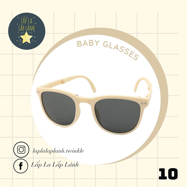 Rangubebe Kính mát vuông Beige
