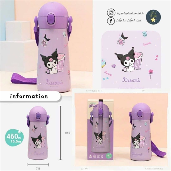 Lilfant Bình giữ nhiệt Kuromi