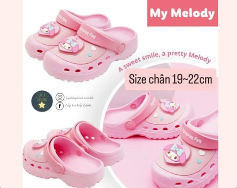 Shoelamode Sục nhựa Melody love size 190