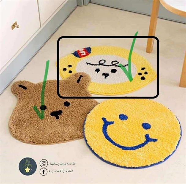 Dailylike Thảm chân Quả chanh