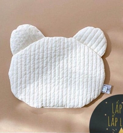 Dottodot Thin Pillow Gấu vân sọc Trắng Muốt