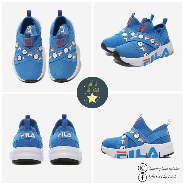 Fila Giày Gấu Xanh Dương Đan Chéo