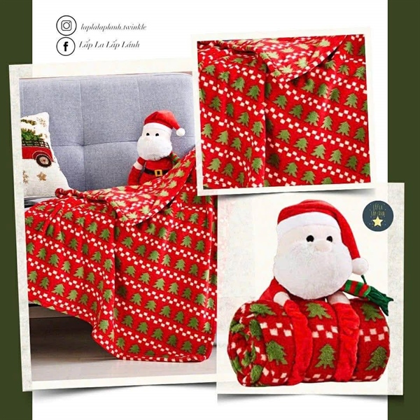 ModernHouse Set chăn kèm ông già Noel