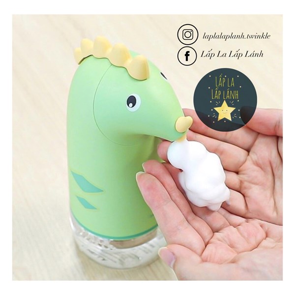 Abko Máy rửa tay tạo bọt Khủng long Xanh