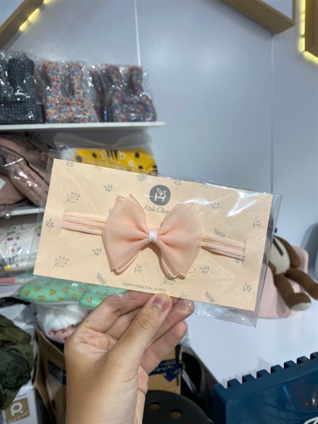 Happy Prince Hairband Nơ voan Hồng