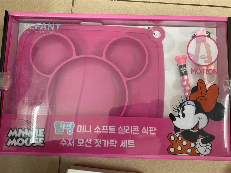 Lilfant Set Mickey + muỗng, đũa