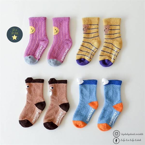 Dailylike Set 4 vớ mẫu 7 size L