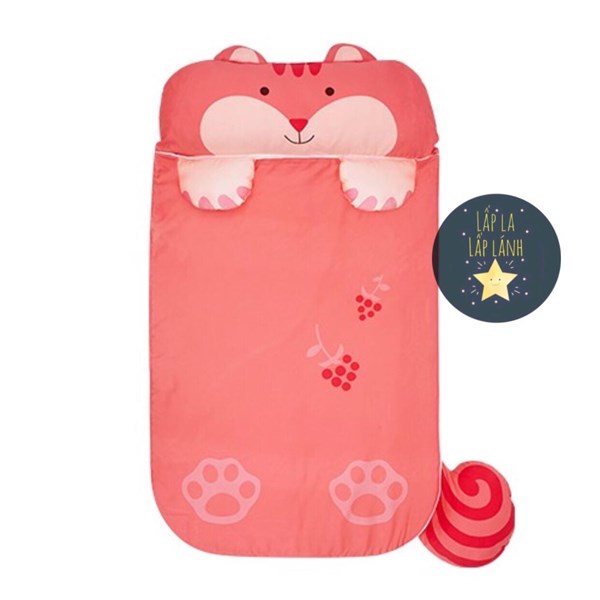 Millo Gabby Set ngủ Mèo Hồng + Túi Chống Thấm