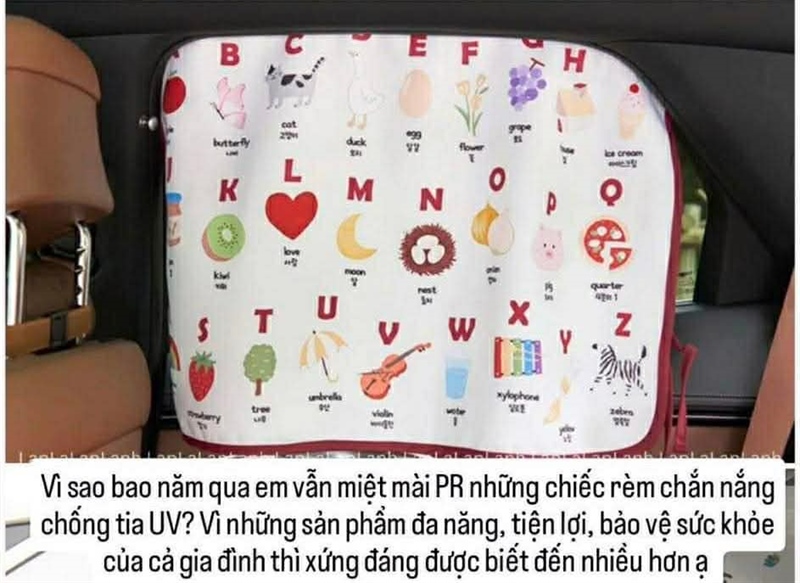 Bebedeco Rèm chắn nắng ABC Red