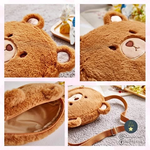 ModernHouse Crossbag gấu nâu