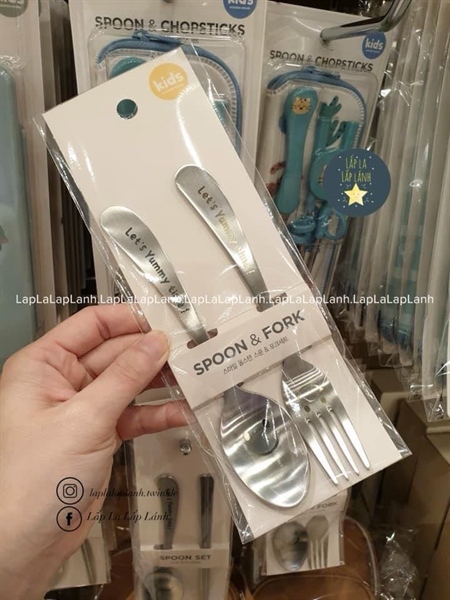 Modernhouse Set muỗng nĩa inox khắc chữ